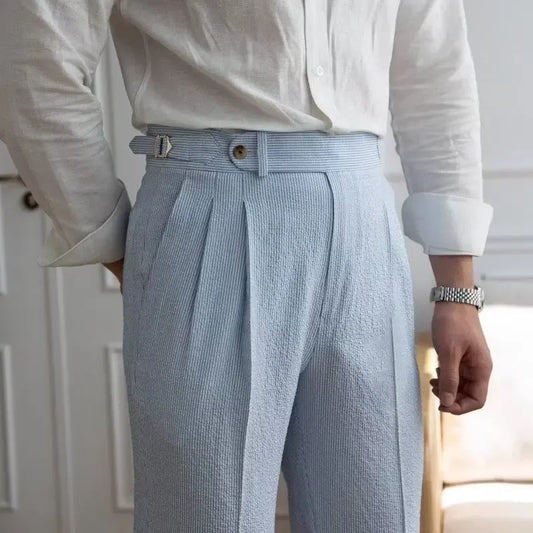 Draped Silhouette Trousers